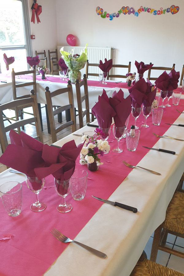 Salle de réception événements mariages anniversaires restaurant Villeneuve Tolosane La Promenade